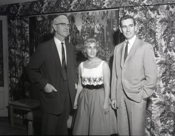 Dean Lyons at a University of Arizona Law students' party.
